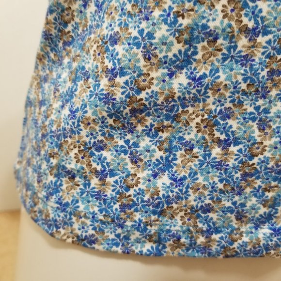 Q&A top Large NWT floral daisy print tank cami shelf bra layering VINTAGE Y2K - Picture 6 of 10